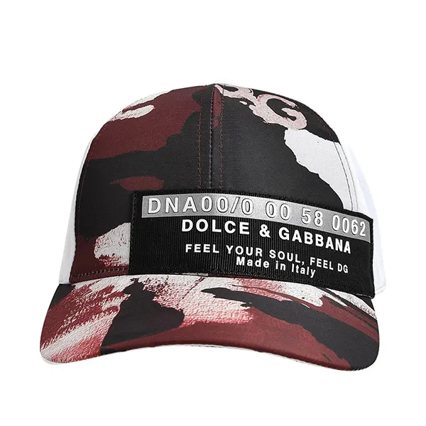 Mũ Nam Dolce & Gabbana D&G 3D Logo Baseball Cap GH590ZGEQ93 Màu Trắng Nâu Size 57 - Mũ nón - Vua Hàng Hiệu