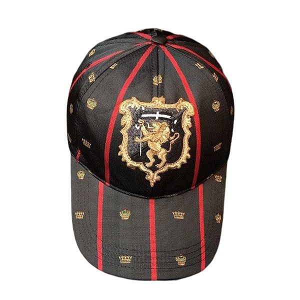 Mũ Nam Dolce & Gabbana D&G Baseball Cap Họa Tiết Màu Đen Size 57 - 1