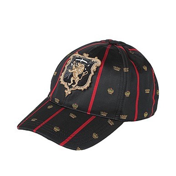 Mũ Nam Dolce & Gabbana D&G Baseball Cap Họa Tiết Màu Đen Size 57 - 3