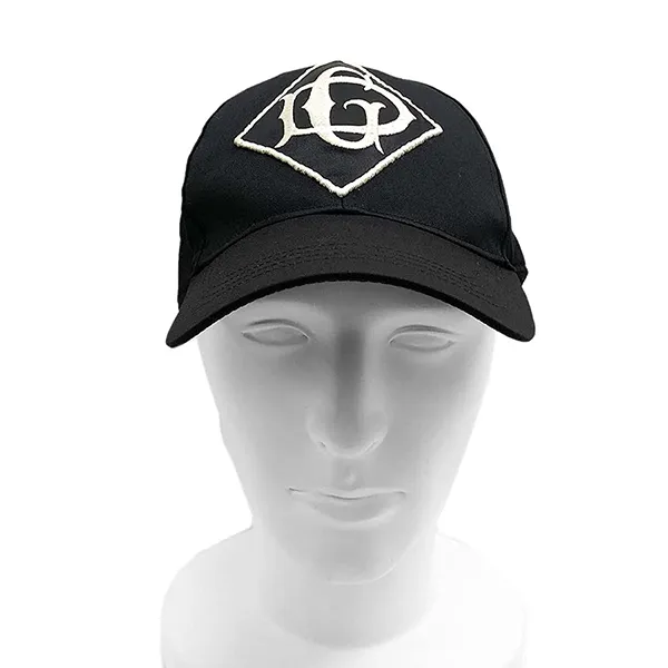 Mũ Nam Dolce & Gabbana D&G Logo Baseball Cap GH590Z GEL33 N0000 Màu Đen Size 59 - Mũ nón - Vua Hàng Hiệu