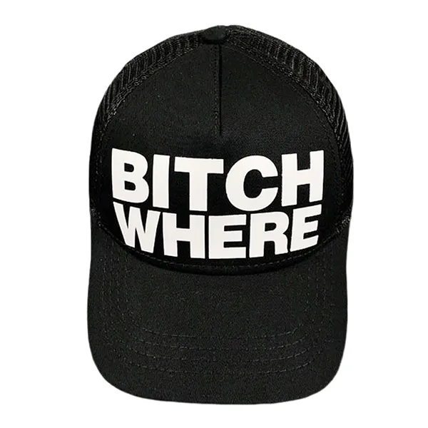 Mũ Dsquared2 Bitch Where Baseball Cap Màu Đen - Mũ nón - Vua Hàng Hiệu