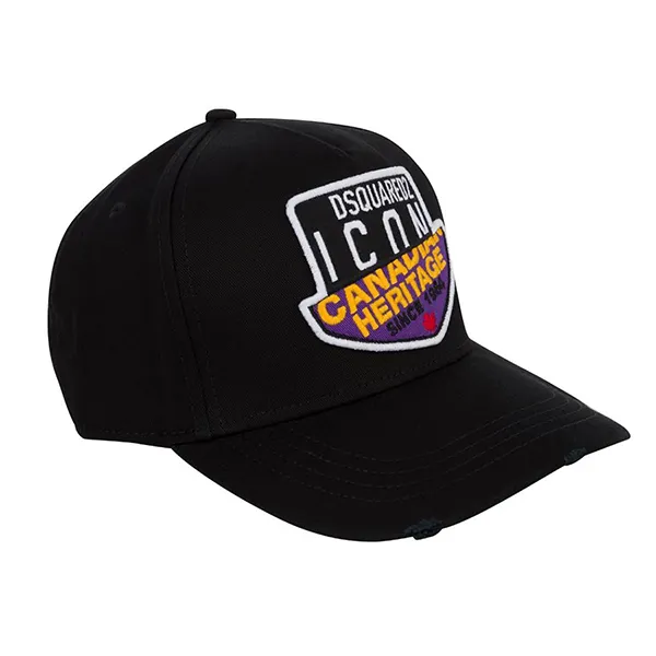 Mũ Dsquared2 Black Canadian Heritage Icon Cap Màu Đen - Mũ nón - Vua Hàng Hiệu