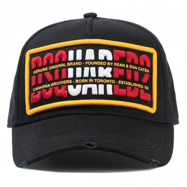 Mũ Dsquared2 Buckle Cap Baseball Màu Đen