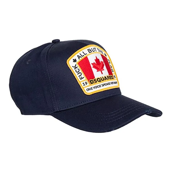 Mũ Dsquared2 Canadian Flag Baseball Cap Màu Xanh Navy - Mũ nón - Vua Hàng Hiệu