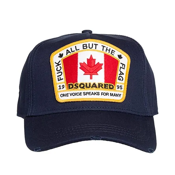 Mũ Dsquared2 Canadian Flag Baseball Cap Màu Xanh Navy - Mũ nón - Vua Hàng Hiệu