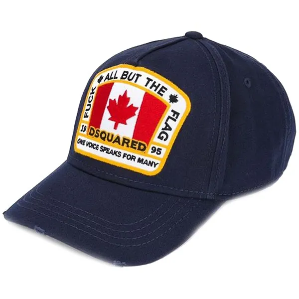 Mũ Dsquared2 Canadian Flag Baseball Cap Màu Xanh Navy - Mũ nón - Vua Hàng Hiệu