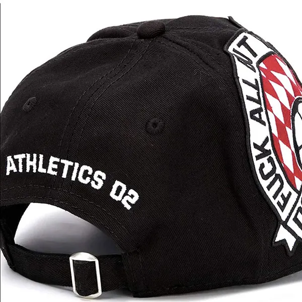 Mũ Dsquared2 Football Logo Baseball Cap Màu Đen - Mũ nón - Vua Hàng Hiệu