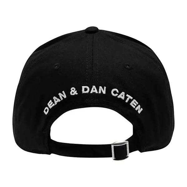 Mũ Dsquared2 Iconic Mapple Black White Baseballcap Cap Màu Đen Trắng - Mũ nón - Vua Hàng Hiệu