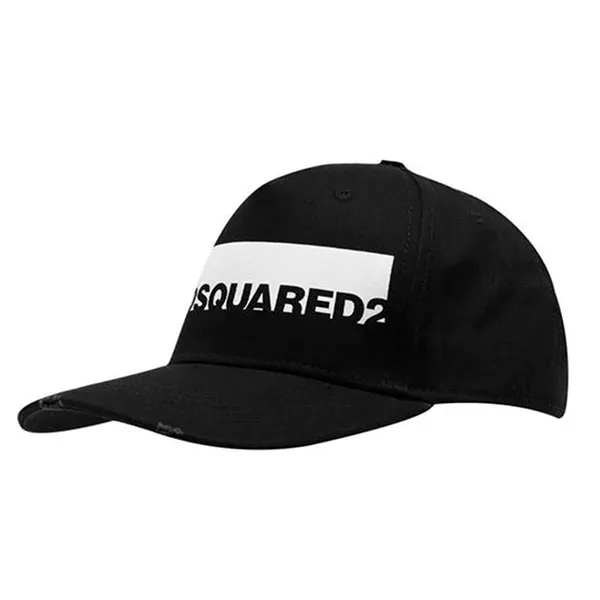 Mũ Dsquared2 Iconic Mapple Black White Baseballcap Cap Màu Đen Trắng - Mũ nón - Vua Hàng Hiệu