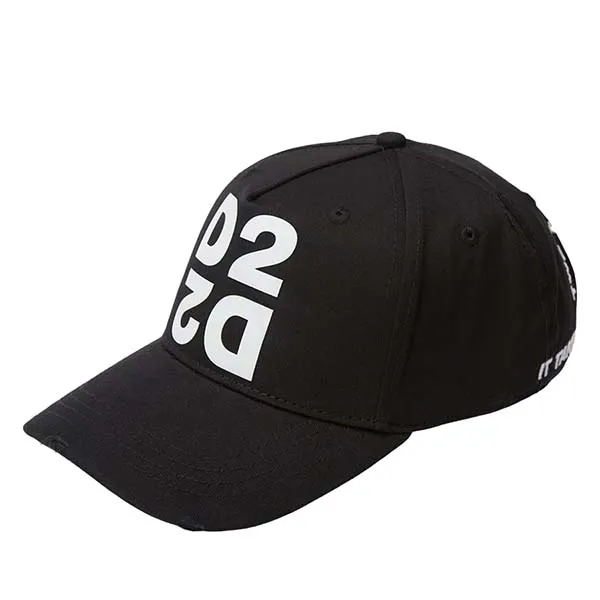 Mũ Dsquared2 Logo Cap BCM0265 05C00001 Màu Đen