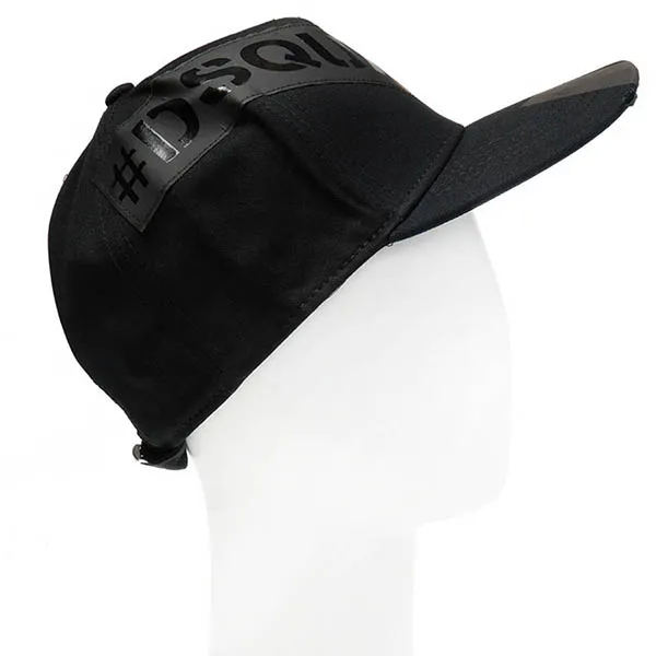 Mũ Dsquared2 Logo Tape Black Baseball Cap BCM017305C000012124 Màu Đen