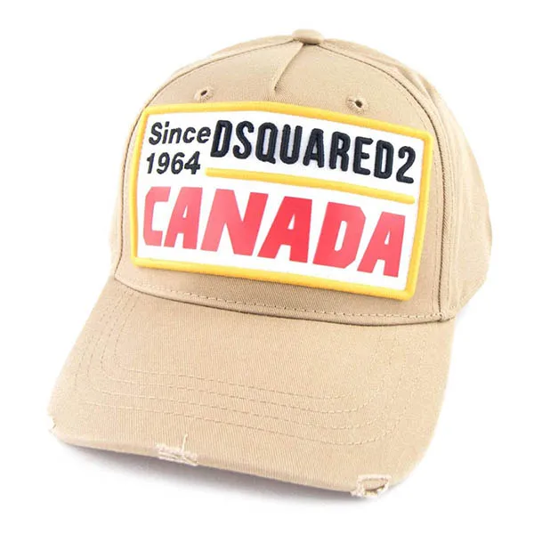 Mũ Dsquared2 Patch Embroidered Canada Màu Be - Mũ nón - Vua Hàng Hiệu