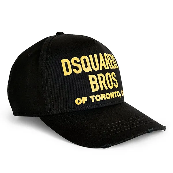 Mũ Dsquared2 Ros Of Toronto Logo Baseball Cap Màu Đen - Mũ nón - Vua Hàng Hiệu