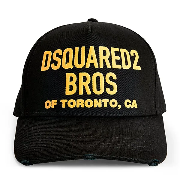 Mũ Dsquared2 Ros Of Toronto Logo Baseball Cap Màu Đen - Mũ nón - Vua Hàng Hiệu