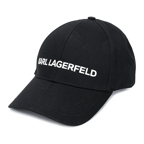 Mũ Karl Lagerfeld Karl Essential Logo Cap 205W3413 A999 Màu Đen - Mũ nón - Vua Hàng Hiệu