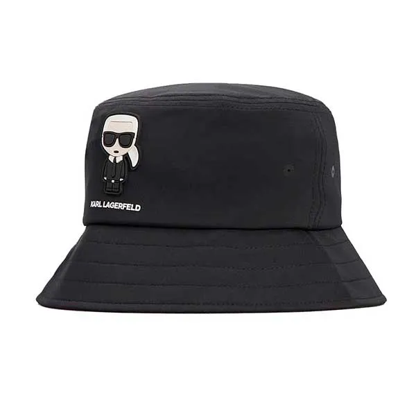 Mũ Karl Lagerfeld Panama Logo Bucket Màu Đen - Mũ nón - Vua Hàng Hiệu