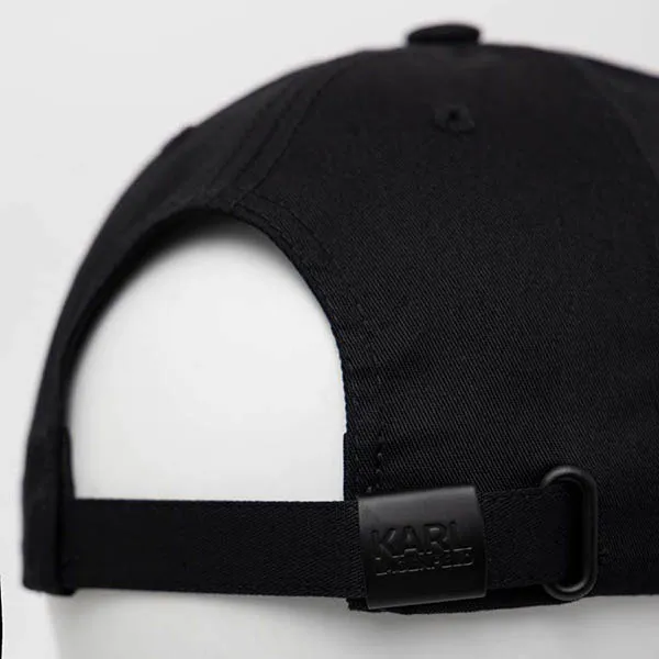 Mũ Karl Lagerfeld Peak Cap 99KK-CAM0GG-99X Màu Đen