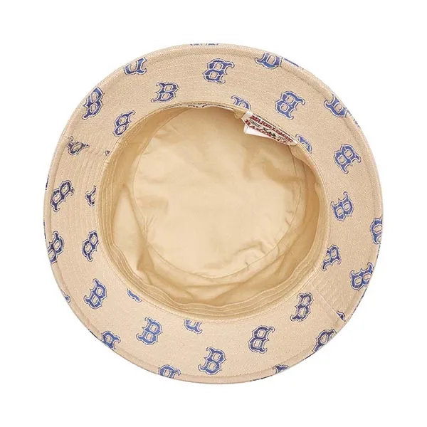 Mũ MLB Bucket Big Classic Monogram Boston Red Sox 3AHTM013N-43SAL Màu Nâu