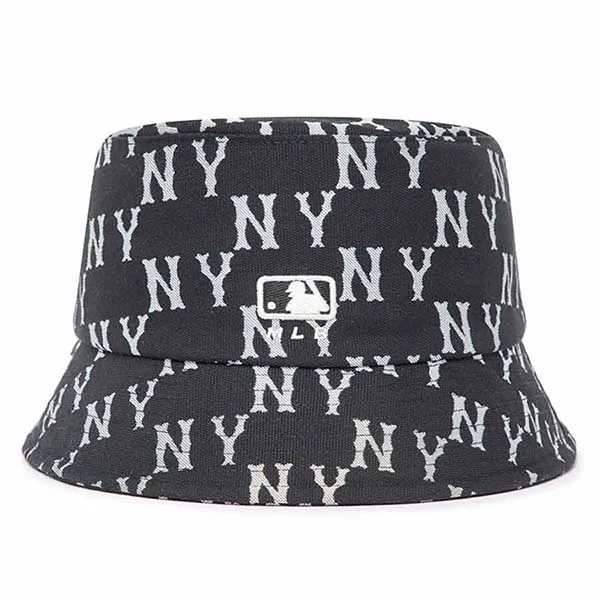 Mũ MLB Bucket Big Classic Monogram New York Yankees 3AHTM013N-50BKS Màu Đen