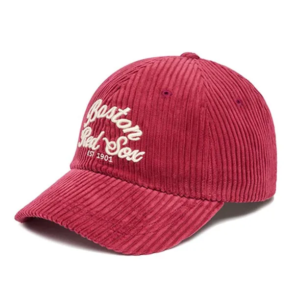 Mũ MLB Cursive Corduroy Ball Cap Boston Redsox 3ACP71026-43WIS Màu Đỏ