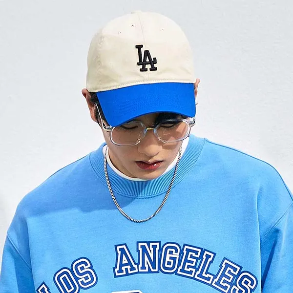 Mũ MLB LA Dodgers 3ACP3303N-07CBS Mix Xanh Trắng
