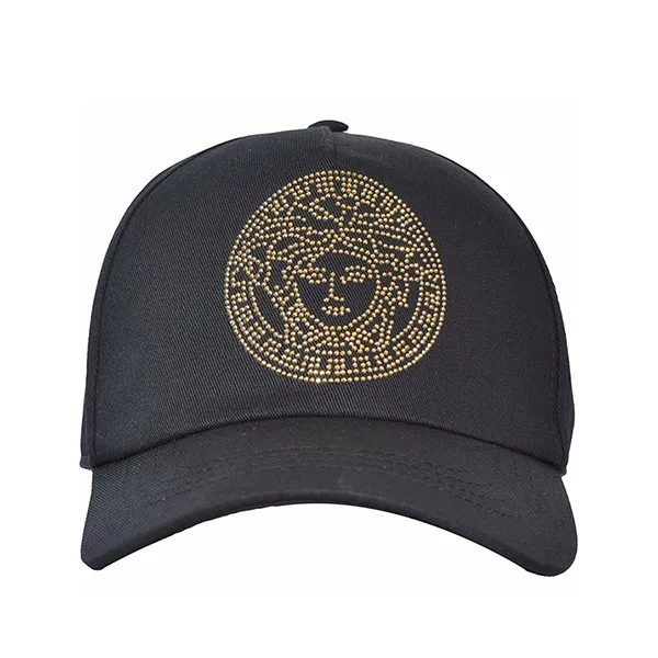 Mũ Versace Medusa Logo Baseball Cap Màu Đen Size 57