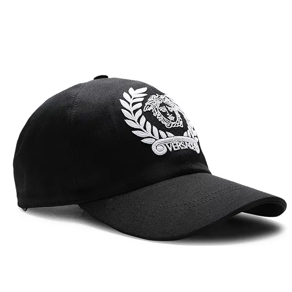 Mũ Versace Medusa Logo Cap Màu Đen Size 57