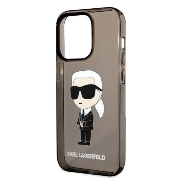 Ốp Điện Thoại Karl Lagerfeld Hardcase Ikonik iphone 14 Pro Max Màu Nâu - Phụ Kiện Công Nghệ - Vua Hàng Hiệu