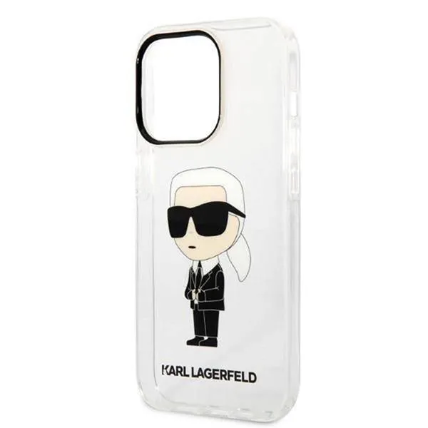 Ốp Điện Thoại Karl Lagerfeld iPhone 14 Pro KLHCP14LHNIKTCT Màu Trắng