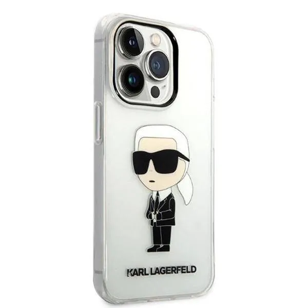 Ốp Điện Thoại Karl Lagerfeld iPhone 14 Pro KLHCP14LHNIKTCT Màu Trắng