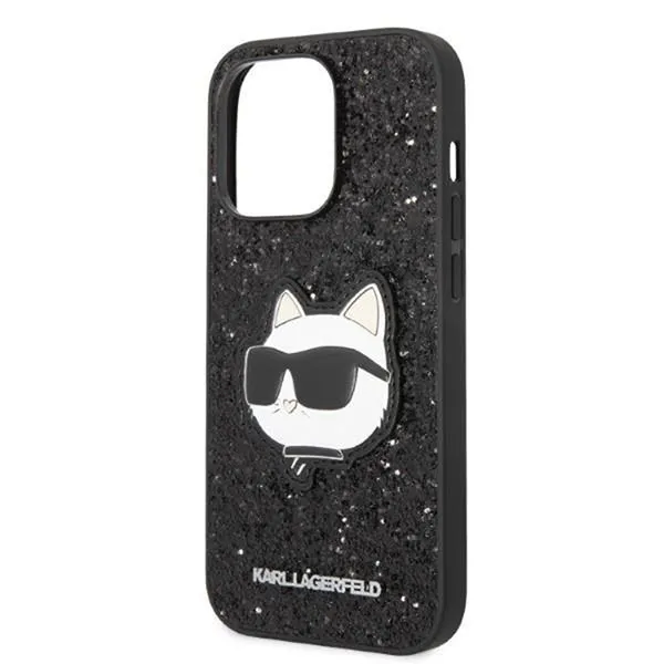 Ốp Điện Thoại Karl Lagerfeld iPhone 14 Pro Max KLHCP14XG2CPK Màu Đen