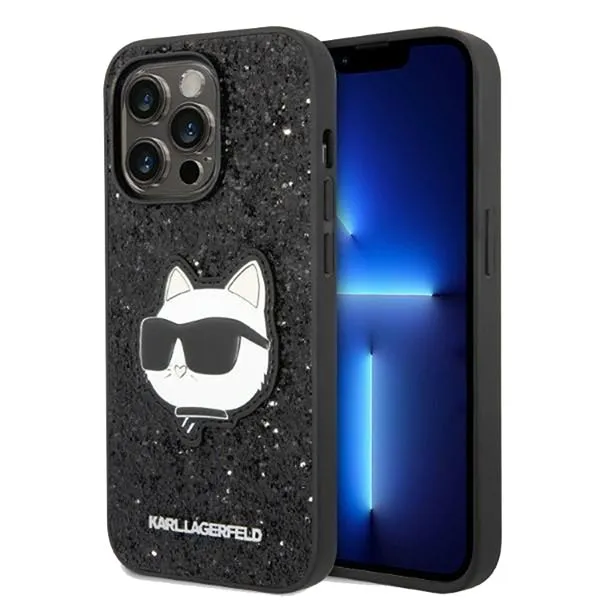 Ốp Điện Thoại Karl Lagerfeld iPhone 14 Pro Max KLHCP14XG2CPK Màu Đen