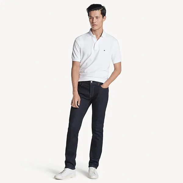 Quần Jean Tommy Hilfiger Slim Fit Essential Deep Wash Jean 78A8115 Màu Xanh Đậm Size 32 - Thời trang - Vua Hàng Hiệu