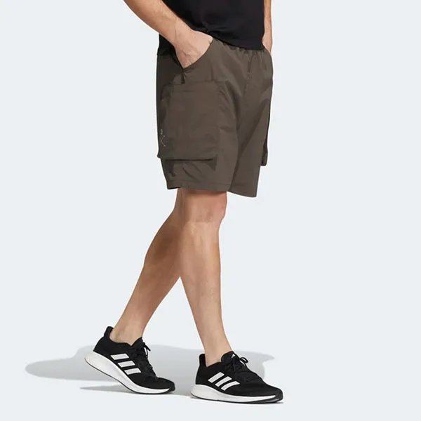 Quần Short Adidas Utility Prsve HD0033 Màu Olive Trầm Size XS