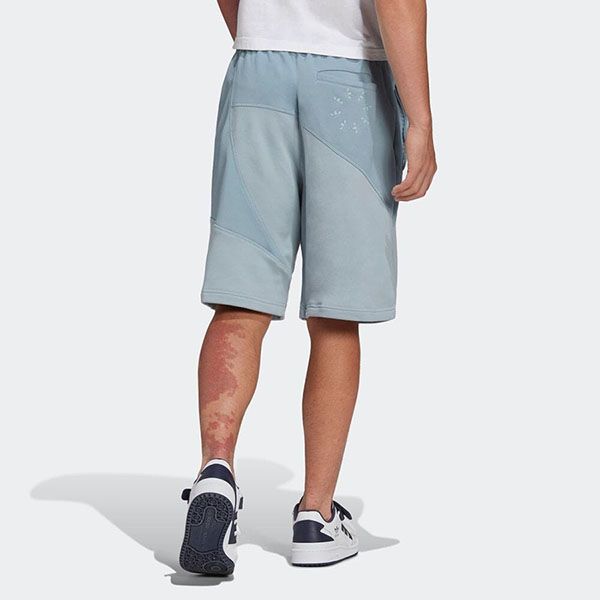 Quần Shorts Adidas Adicolor Interlock Shorts HC4510 Màu Xanh Nhạt Size S - 4