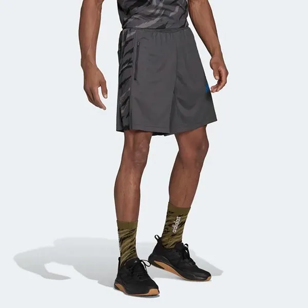 Quần Shorts Adidas Feelstrong Aeroready HD4321 Màu Xám Size M - Thời trang - Vua Hàng Hiệu