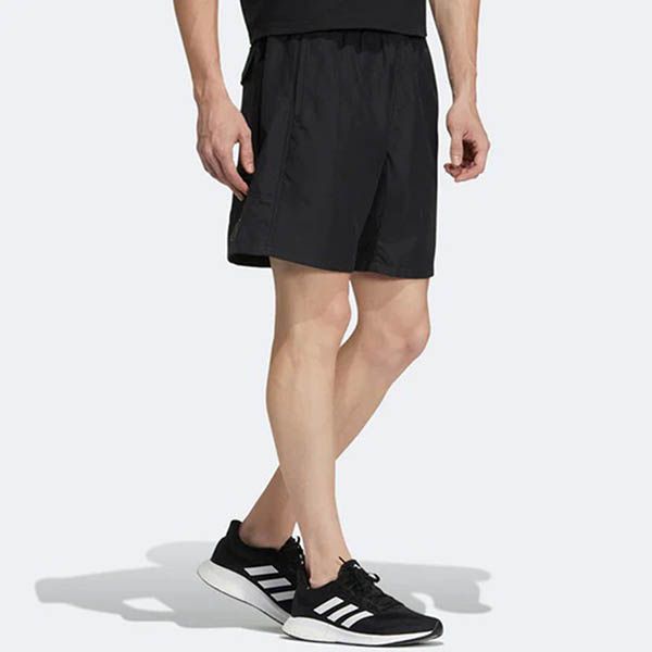 Quần Shorts Men's Adidas Solid Color Logo Printing Sports Black HD0065 Màu Đen Size L - 3