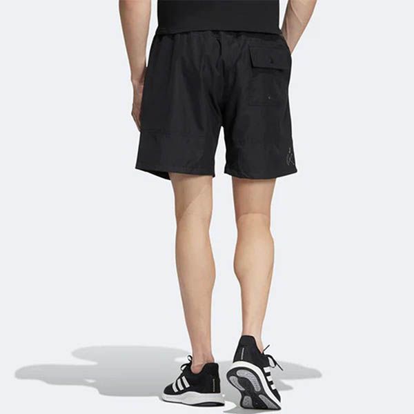 Quần Shorts Men's Adidas Solid Color Logo Printing Sports Black HD0065 Màu Đen Size L - 4