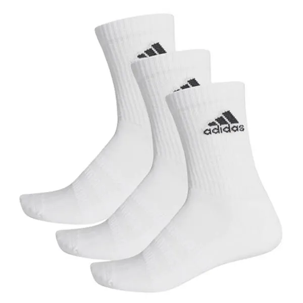 Set 3 Đôi Tất Adidas Crew Socks 3 Pairs DZ9356 Màu Trắng - Thời trang - Vua Hàng Hiệu