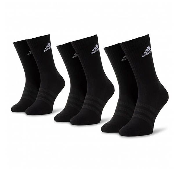 Set 3 Đôi Tất Adidas Crew Socks 3 Pairs DZ9357 Màu Đen Size 12-13cm - 4