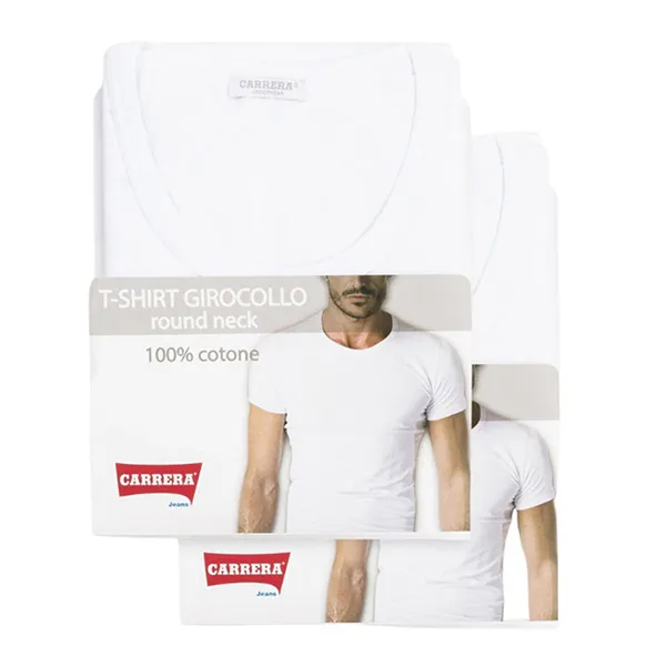 Set Áo Thun Carrera Jeans 80C5102_001-M Màu Trắng Size M