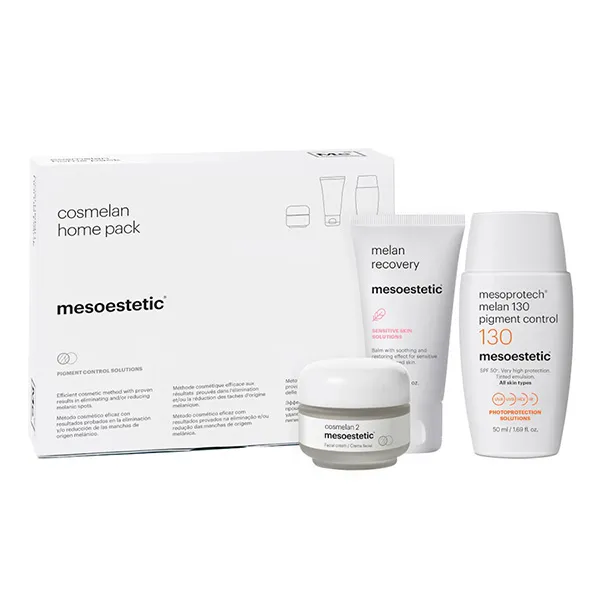 Set Dưỡng Da Hỗ Trợ Làm Giảm Nám Mesoestetic Cosmelan Home Pack 3 Món