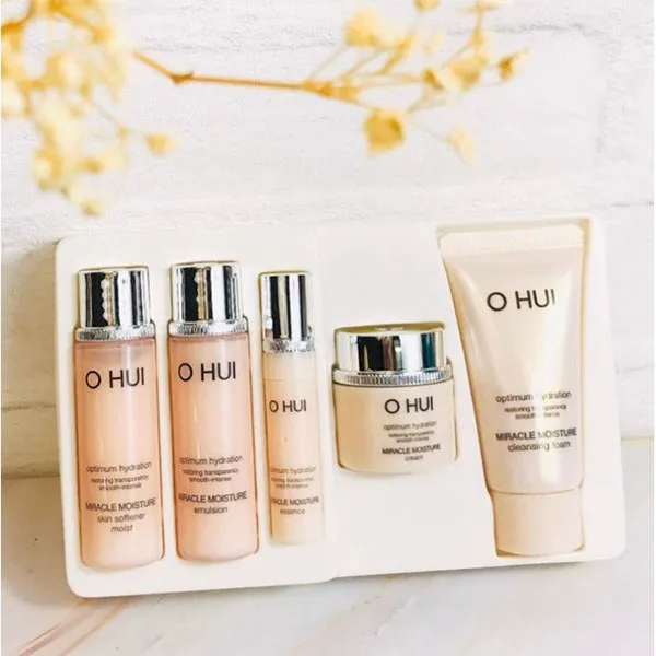 Set Mini Dưỡng Ẩm Ohui Miracle Moisture 5pcs (54ml) - Dưỡng Ẩm Căng Mượt - Mỹ phẩm - Vua Hàng Hiệu