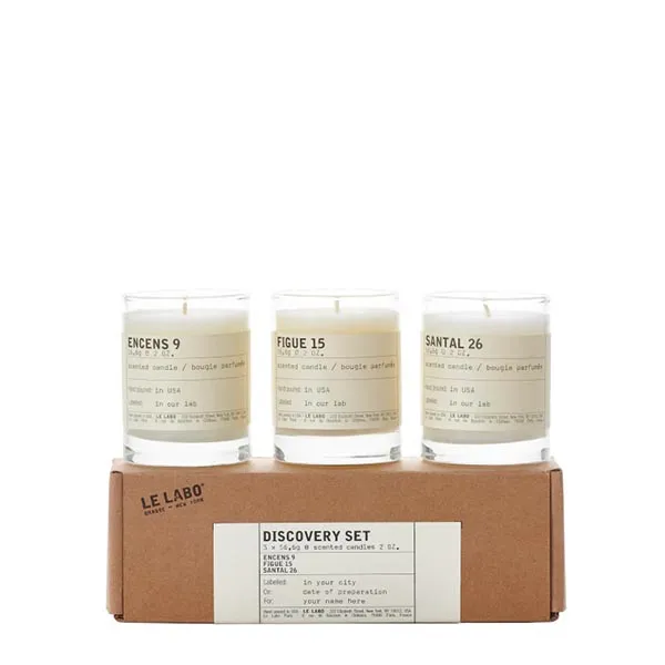 Set Nến Thơm Le Labo Candle Discovery, 3 X 56.6g