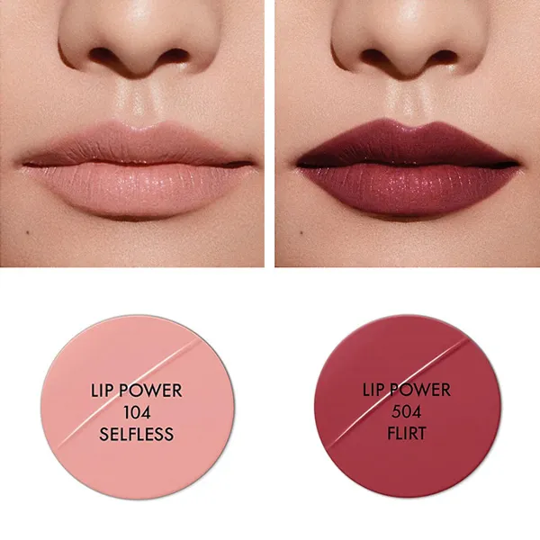 Set Son Kem Giorgio Armani Lip Power Long-Lasting Satin Lipstick Duo Set - Son Môi - Vua Hàng Hiệu