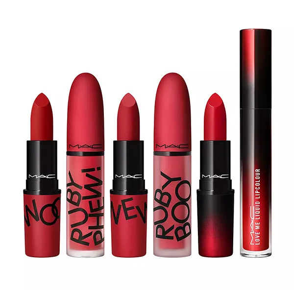 Set Son MAC Ruby Woo's Party Crew Vault 6 Món