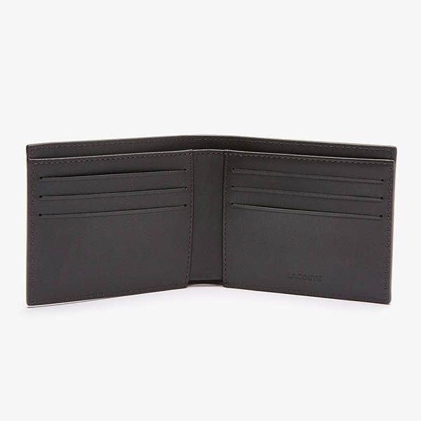 Set Ví + Móc Khóa Lacoste Fitzgerald Smooth Leather Wallet And Key Ring Gift Box NH3786FG.J98 Màu Đen - 4