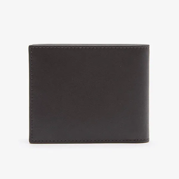 Set Ví + Móc Khóa Lacoste Fitzgerald Smooth Leather Wallet And Key Ring Gift Box NH3786FG.J98 Màu Đen - 5