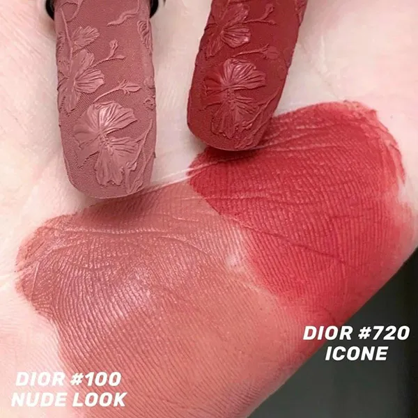 Son Dior Rouge Dior Couture Colour Refillable Lipstick Limited Edition 720 Icóne Màu Đỏ Hồng Lạnh