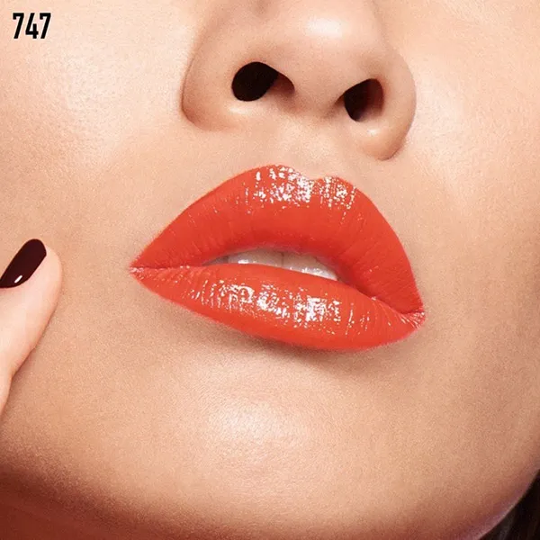 Son Dưỡng Dior Addict Lacquer Stick 747 Dior Sunset Màu Đỏ Cam - Son Môi - Vua Hàng Hiệu